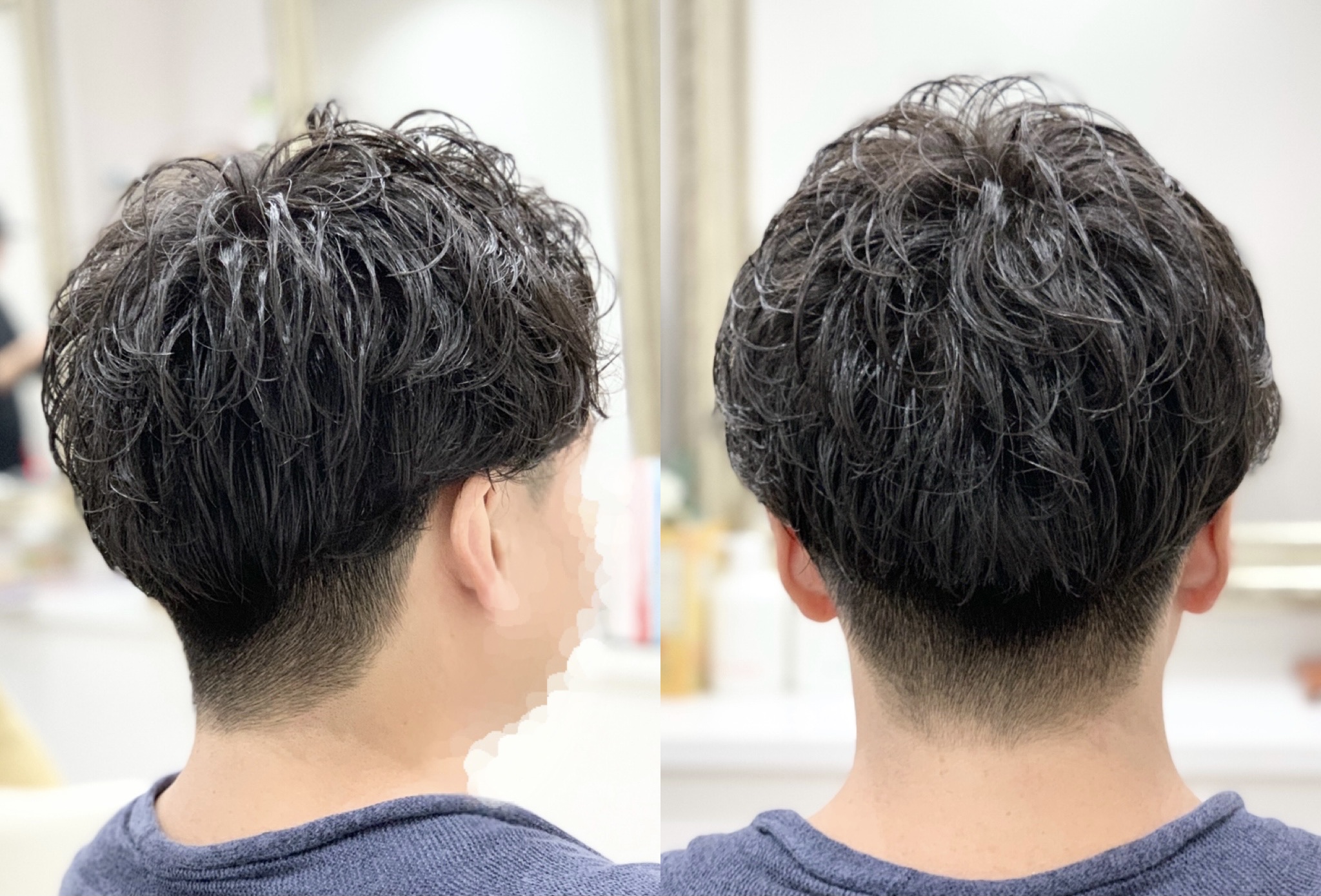 脱直毛 簡単にセットできる失敗しないツーブロックパーマはこれ メンズ直毛 パーマ専門特化美容師 中原浩希のブログ